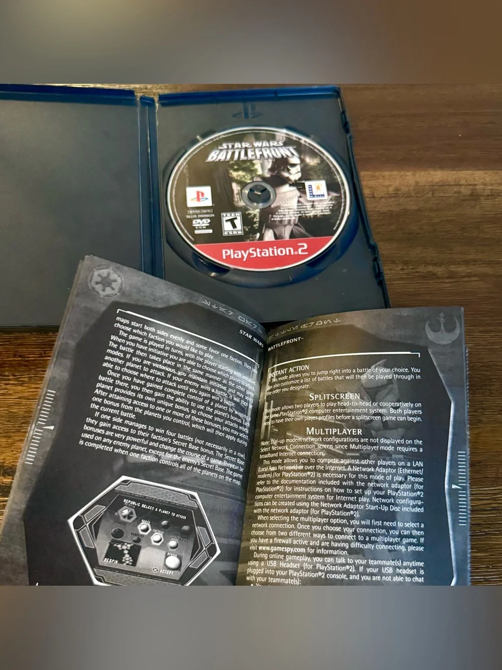 Star Wars Battlefront Sony PlayStation 2 PS2 Greatest Complete CIB Tested Works